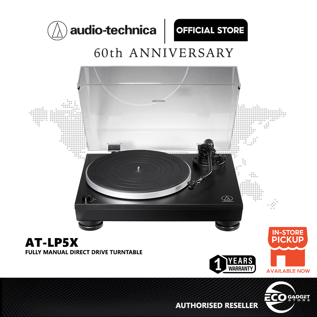 AudioTechnica Fully Manual Direct Drive Turntable ATLP5X Shopee Malaysia