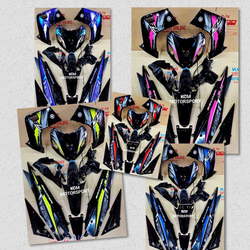 Coverset Yamaha Lc135 V1v2v3v4v5v6v7 New Edition Siap Tampal Shopee Malaysia 9881