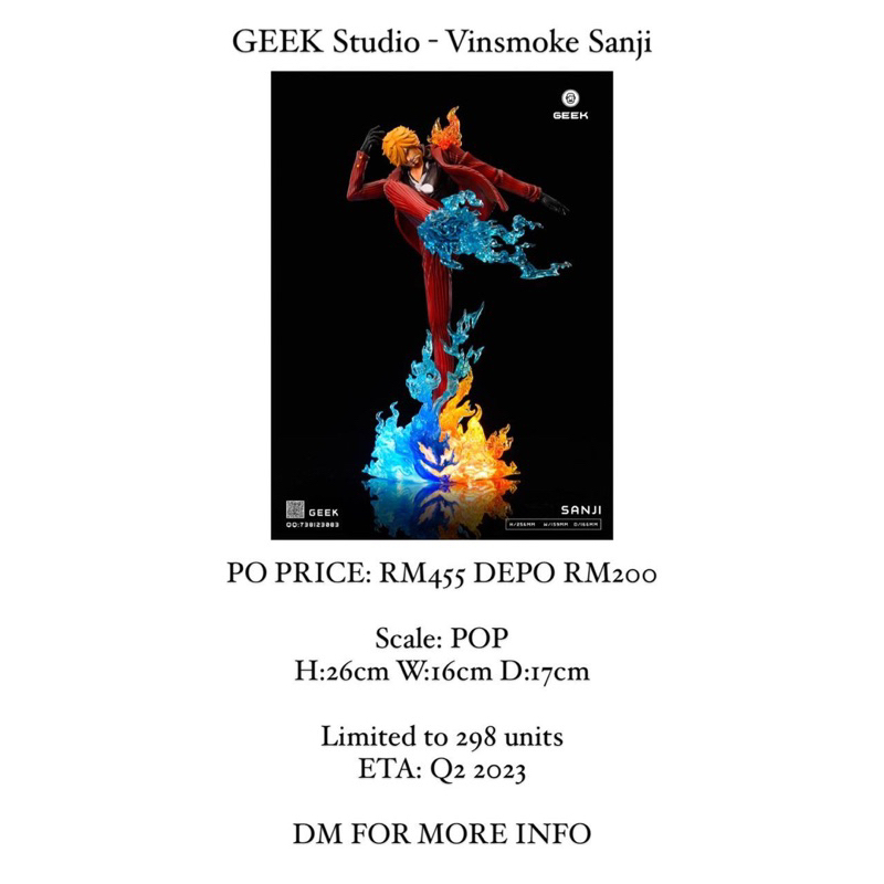 Geek Studio - Vinsmoke Sanji (DEPO) | Shopee Malaysia