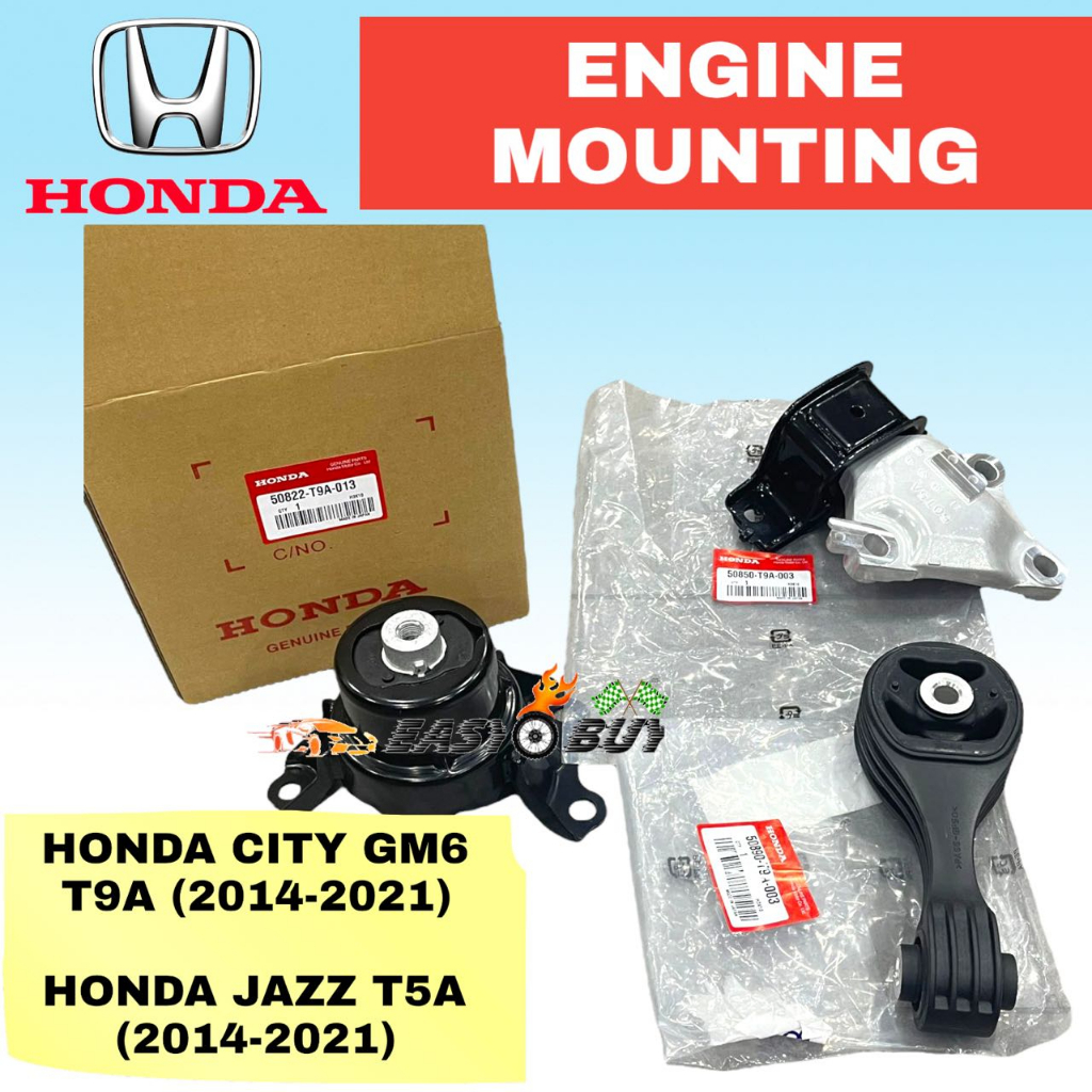 ( 100% ORIGINAL JAPAN ) HONDA CITY GM6 T9A JAZZ T5A ENGINE MOUNTING SET ...