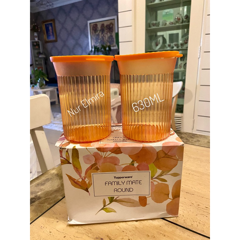 tupperware family mate round(2 pcs) | Shopee Malaysia