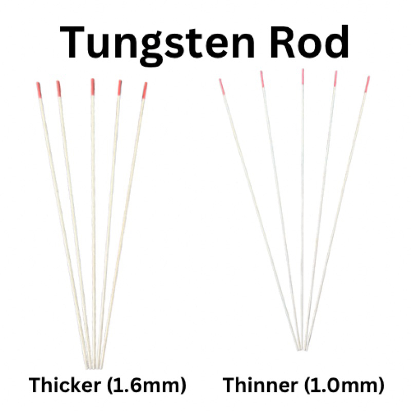 Ready Stock 1pcs Tungsten Rod (Red) 1.6mm / 1.0mm Shopee Malaysia