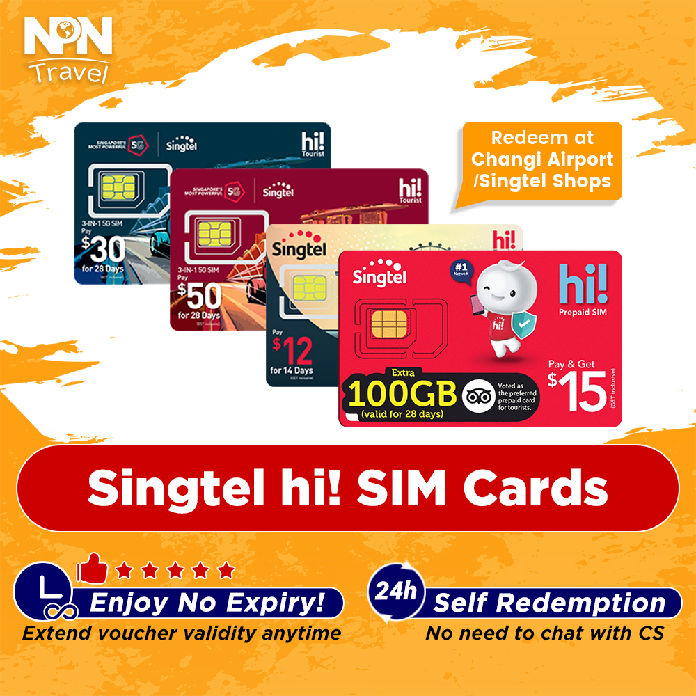 singtel $12 hi tourist sim card