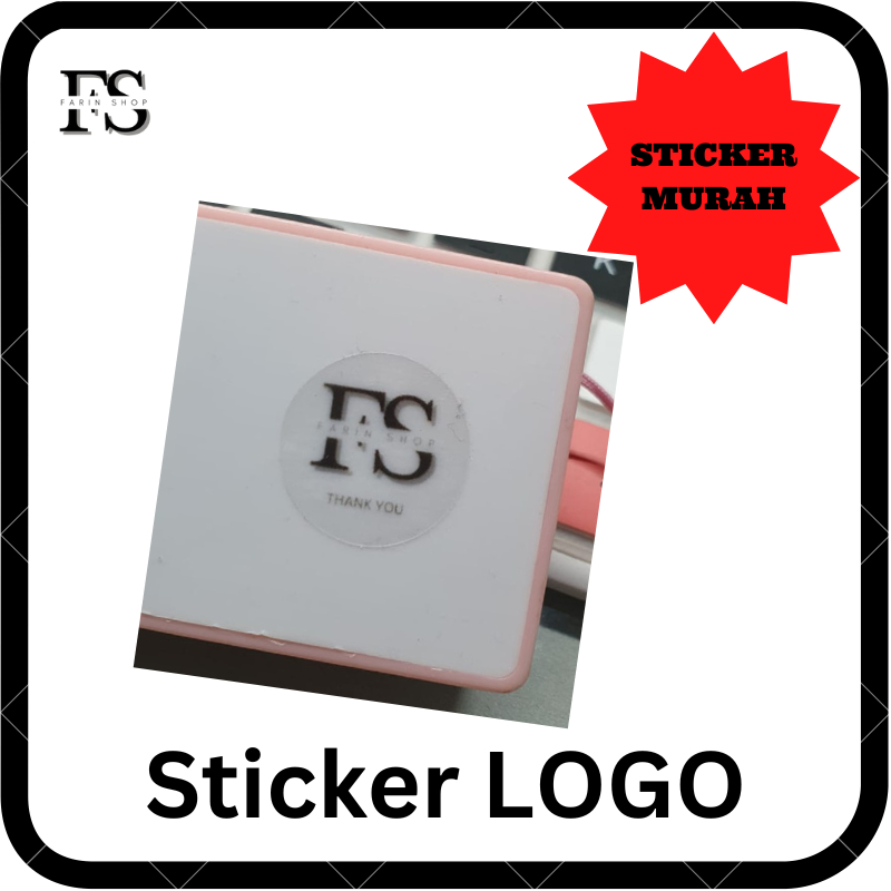 🔥Sticker logo 🔥Sticker murah 🔥Sticker label | Shopee Malaysia