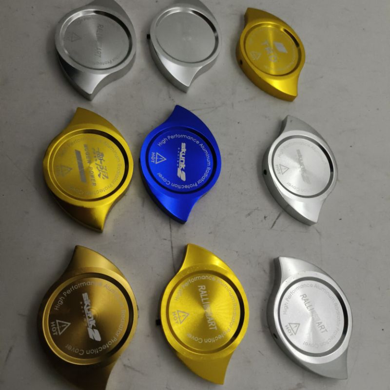 Radiator cap cover universal alloy Mugen Trd Skunk2 Ralliart For Honda ...