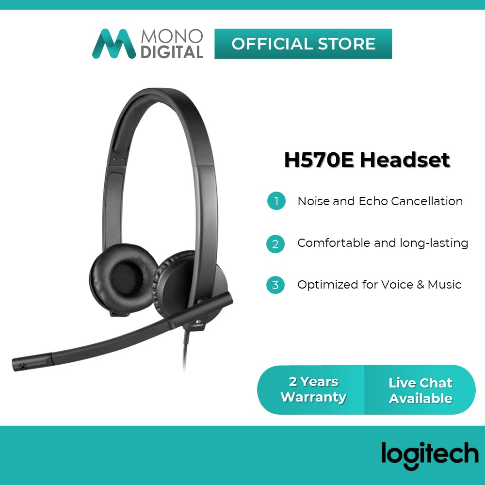 Logitech h570e online headset