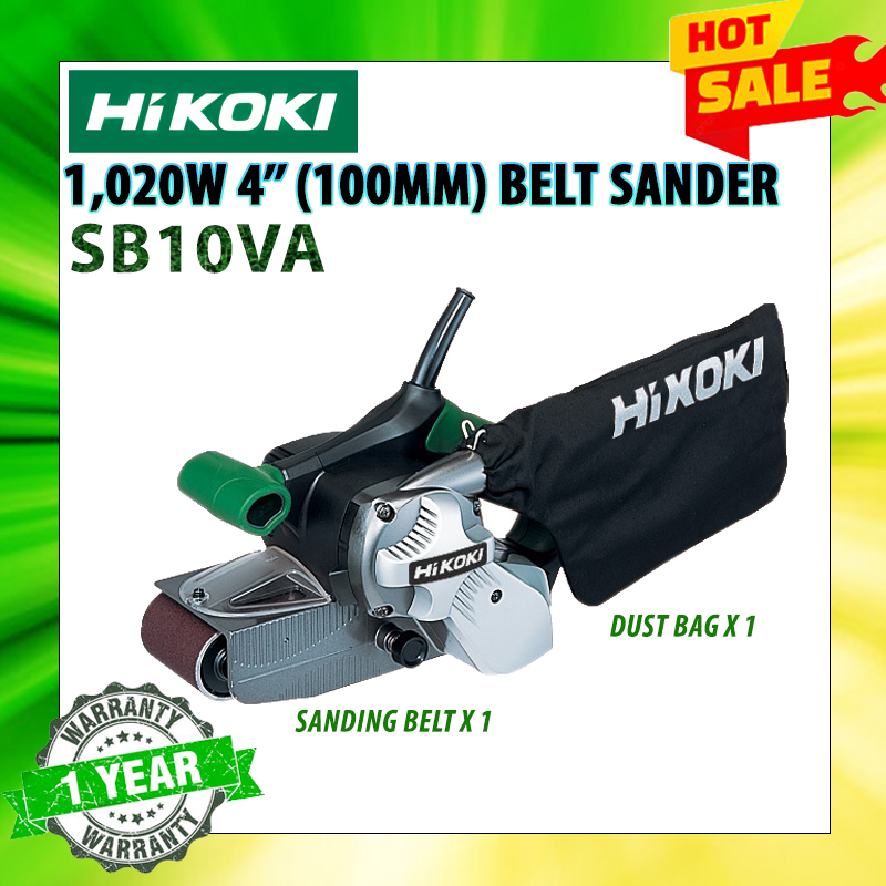 HIKOKI 4'' BELT SANDER SB10V2 100MM 1,020 WATT Shopee Malaysia