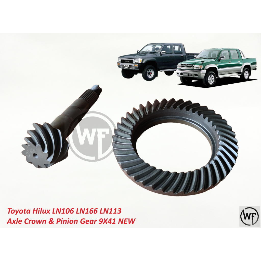 Toyota Hilux LN106 LN166 LN113 Gear Crown & Pinion Aksel 9X41 Baharu ...