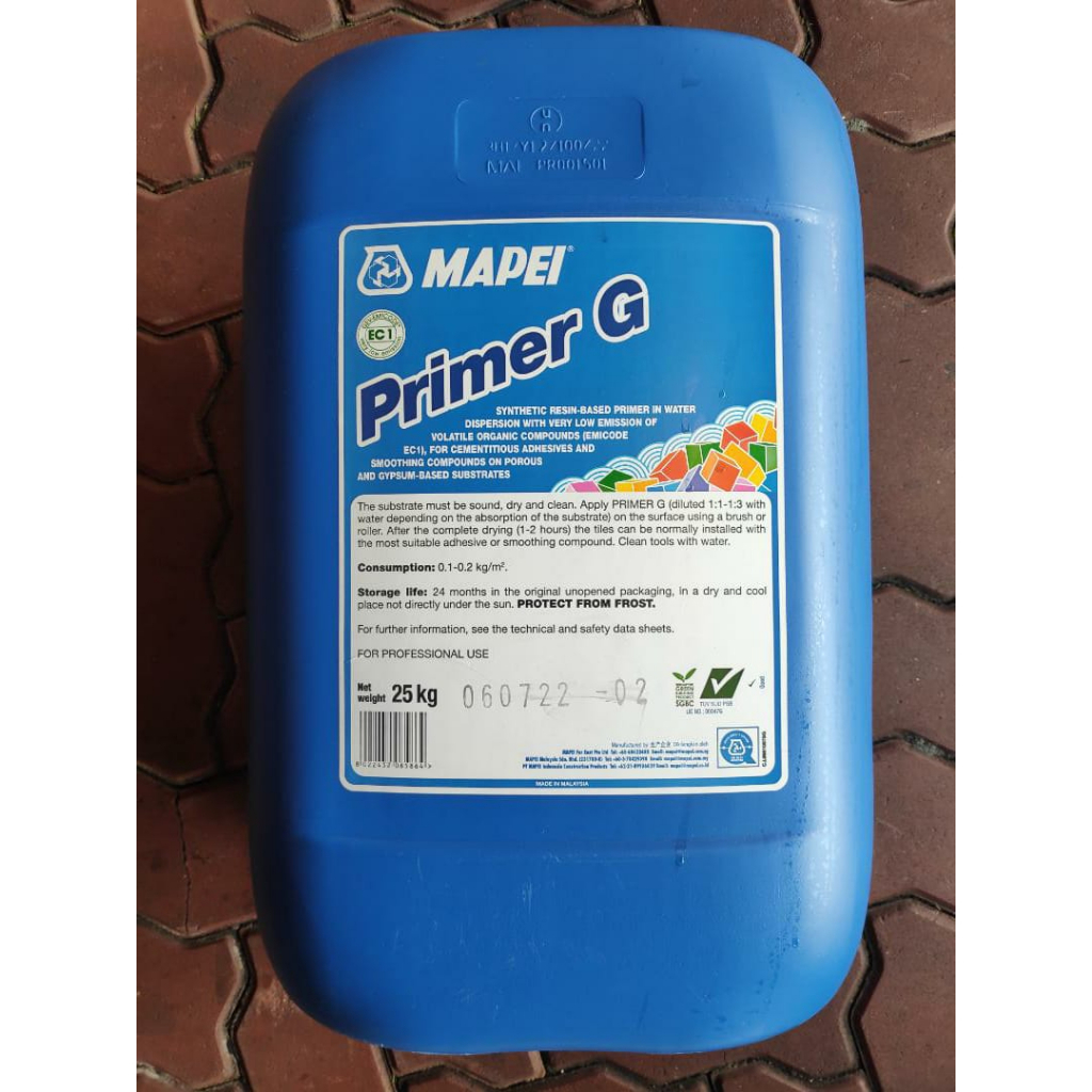 25KG Mapei Primer G (For selflevelling use) Shopee Malaysia