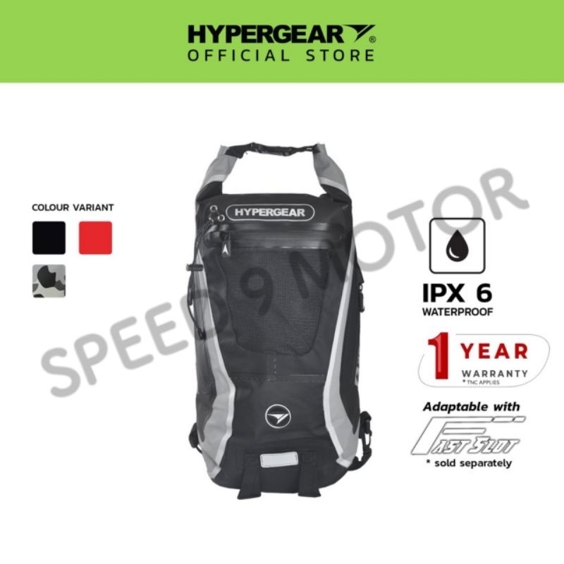 Hypergear Dry Pac Tough 20L ( Carmoflage Grey Alpha/Black/Red White
