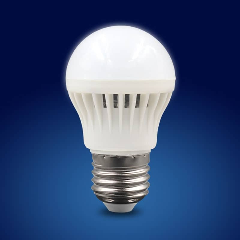 LED Bulb 3W AC 220V E14/E27 Spotlight Lighting Cold/Warm White Lamp For ...