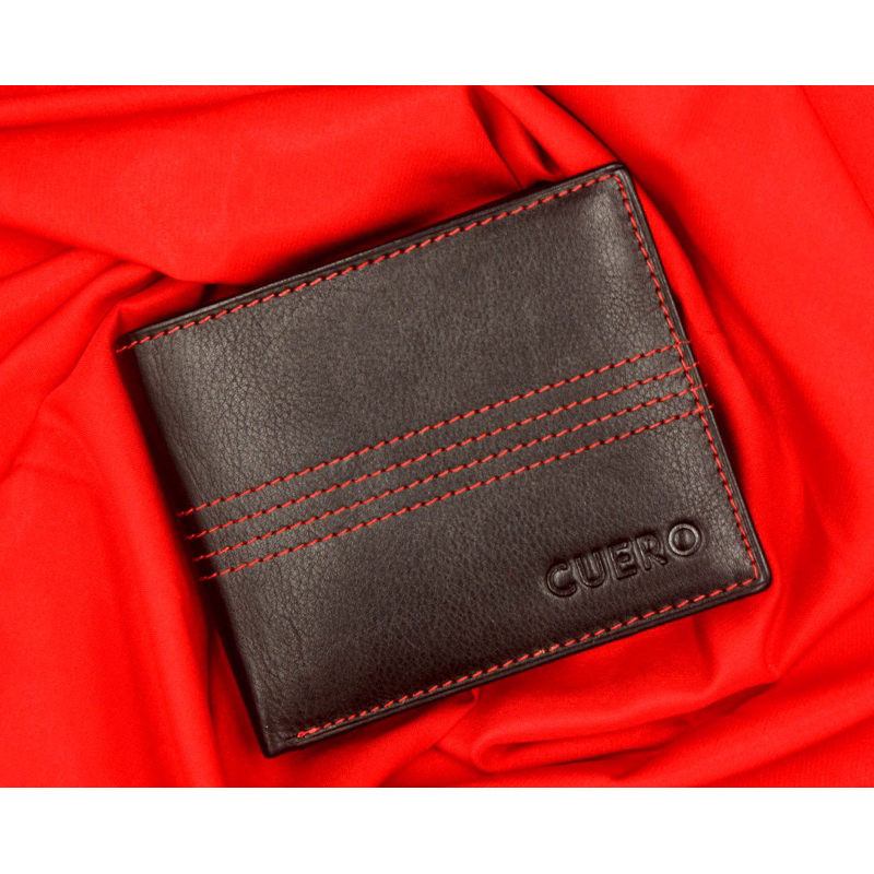 CUERO - Genuine Nappa Leather Mens Wallet - Bifold- with RFID ...