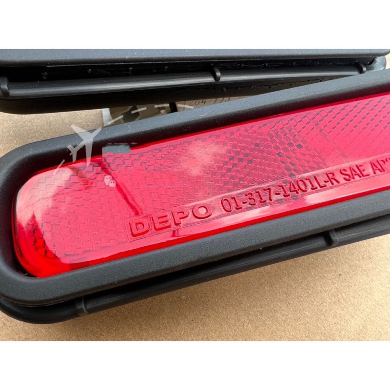 DEPO SIDE MARKER RED //MAKER LIGHT BUMPER LAMP GSR WIRA PERDANA PERSONA ...