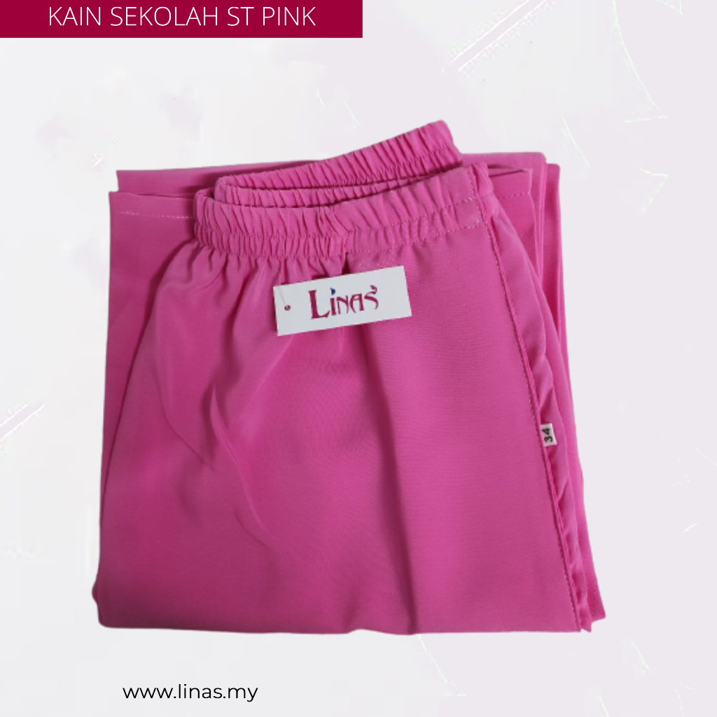 LINAS FASHION | KAIN SEKOLAH ST PINK LICIN | UNIFORM SEKOLAH | SERAGAM ...