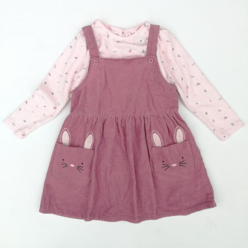 primark baby girl 2pc strap dress(336m) Shopee Malaysia