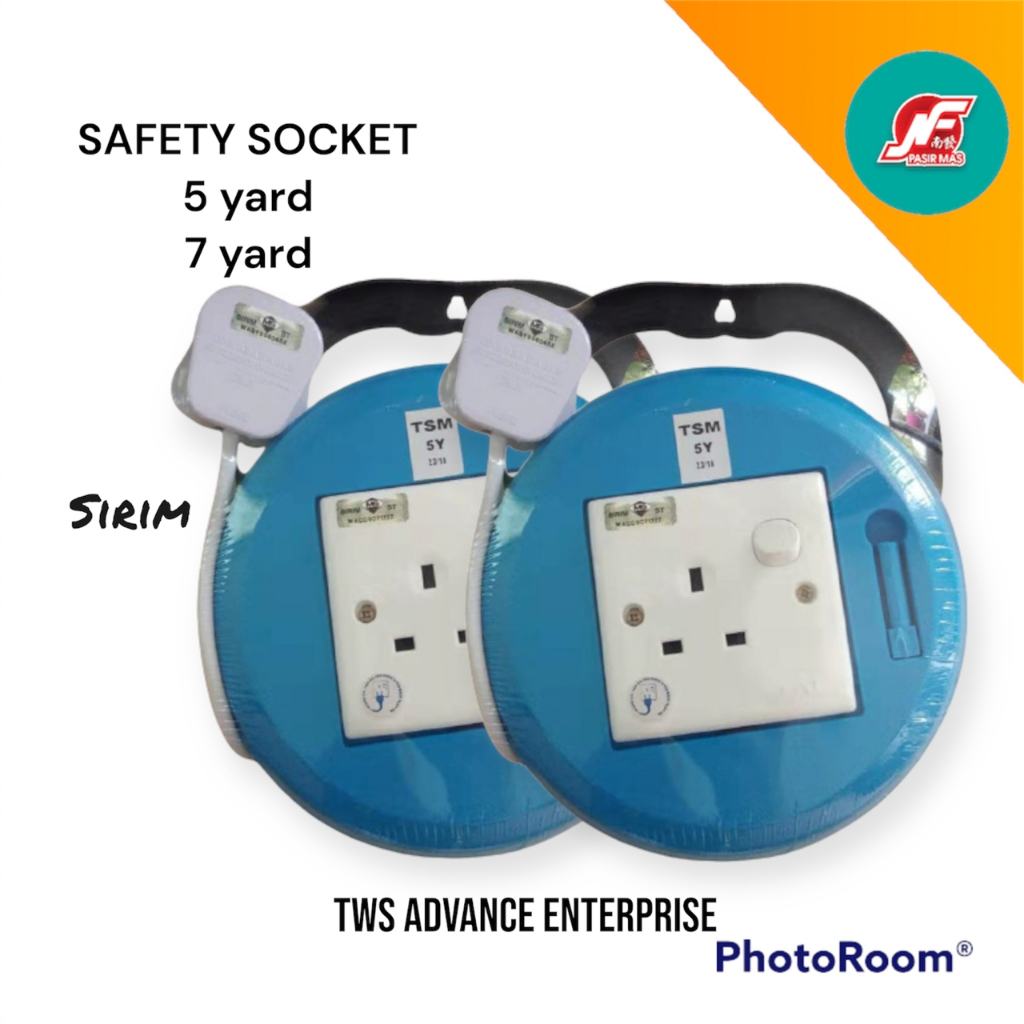 [SIRIM]5 Yard 7 Yard Extension wyres Copper Extension Box Cable Wayar