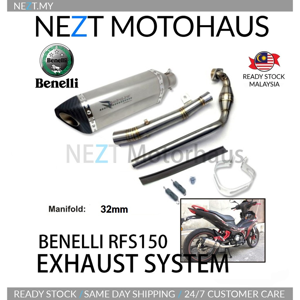 Benelli RFS150i RFS150 R18 32mm Racingline Exhaust System | Shopee Malaysia