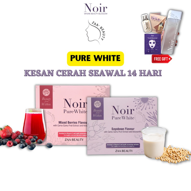 Noir Pure White Soya Pure White Mixed Berries Vitamin C Camu Camu