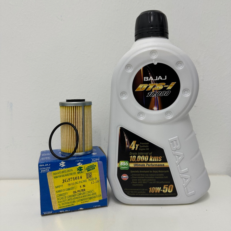 ENGINE OIL 1.2L SET DOMINAR D400 DOMINAR UG 100 ORIGINAL BAJAJ