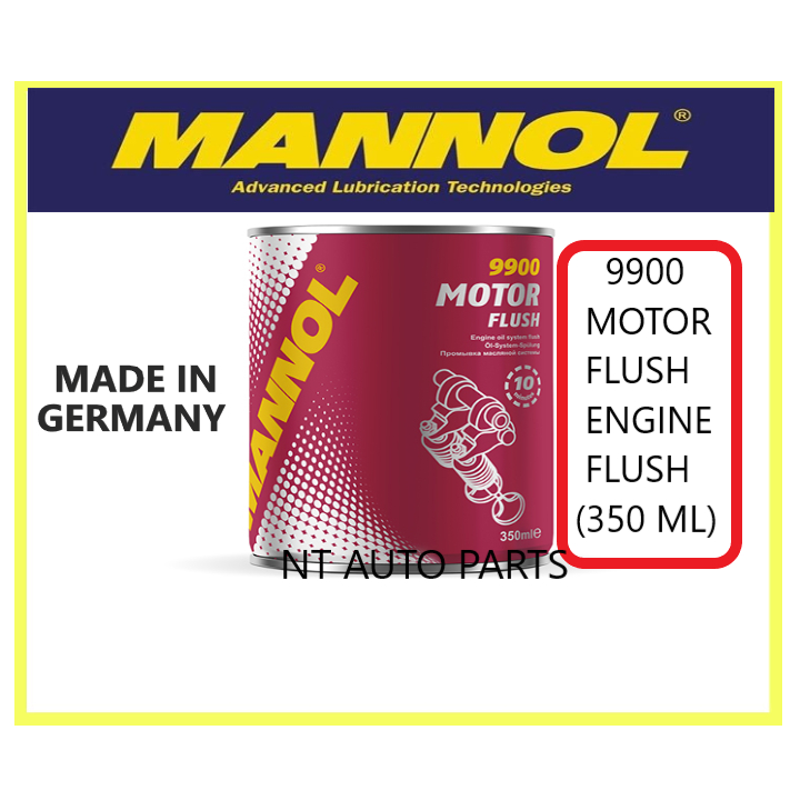 (MADE IN GERMANY) Mannol 9900 Motor Flush - Engine Oil System Flush ...