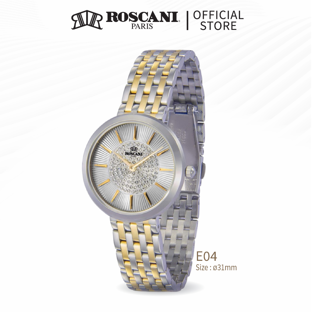 Roscani Katie E04 Stainless Steel Bracelet Women Watch -Logo on Dial ...