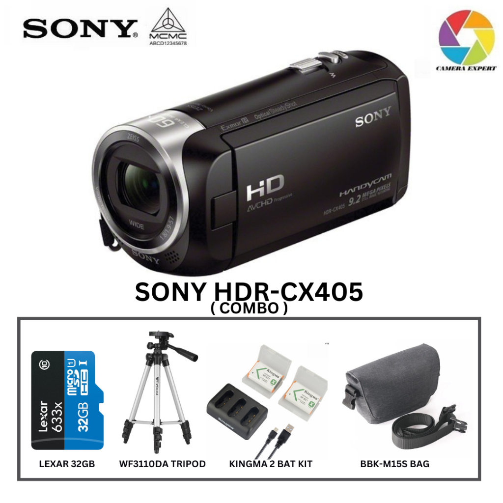 Sony HDR-CX405 / CX405 HD Handycam | Shopee Malaysia