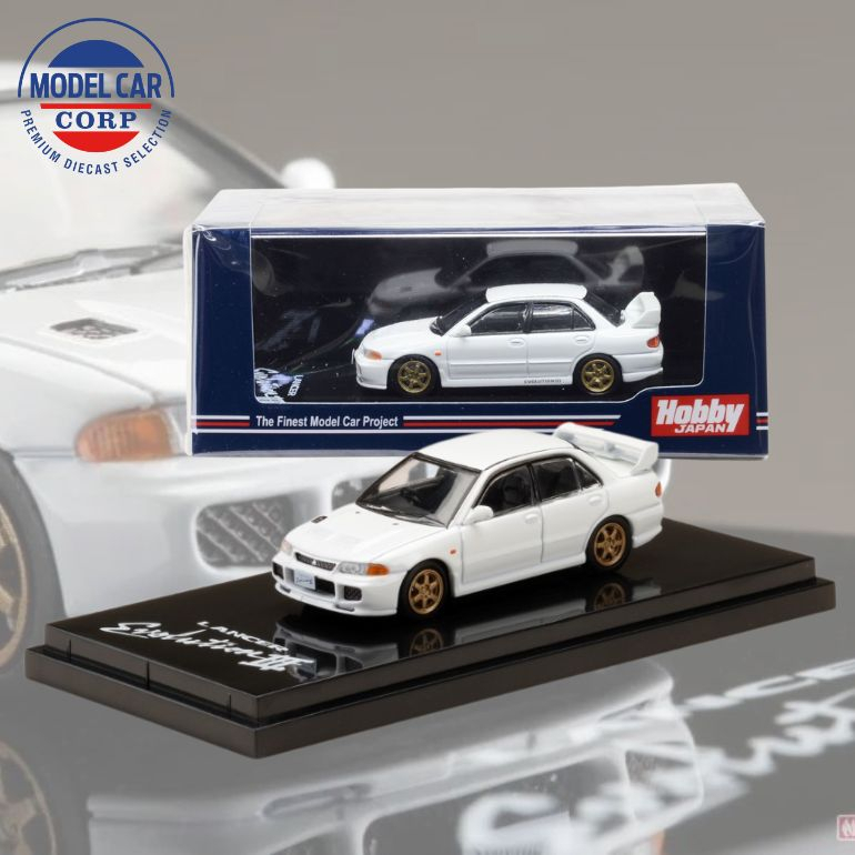 HobbyJapan Lancer GSR Evolution III CE9A Custom White -HJ641010CW Scale ...