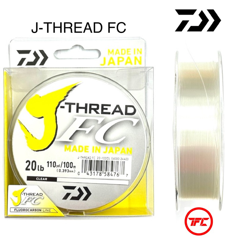 DAIWA J Thread FC Fluorocarbon Leader Line Made in Japan 🇯🇵 FC Fluoro