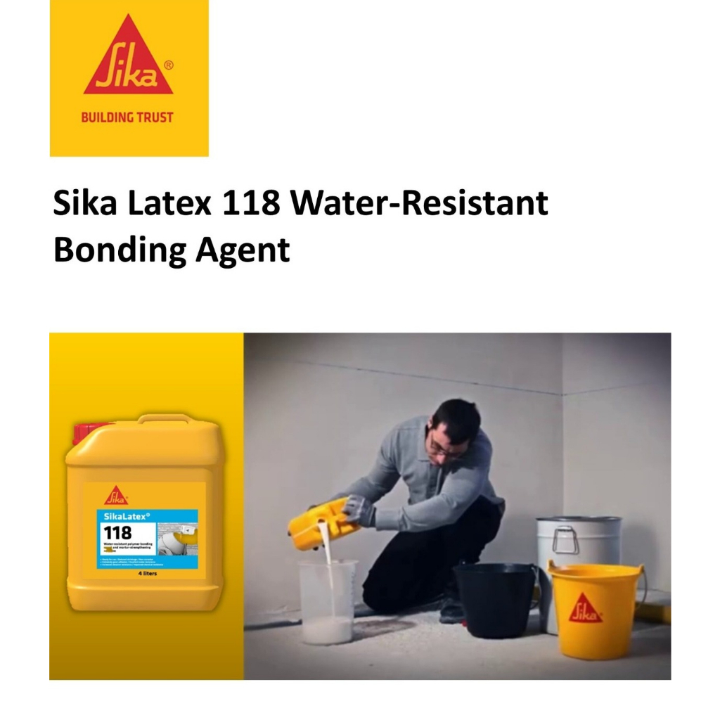 Sika Latex 118 Water Resistant Bonding Agent And MortarStrengthening