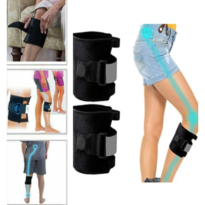 New Magnetic Stone Acupressure Beactive Brace Point 0Pad Leg Support ...