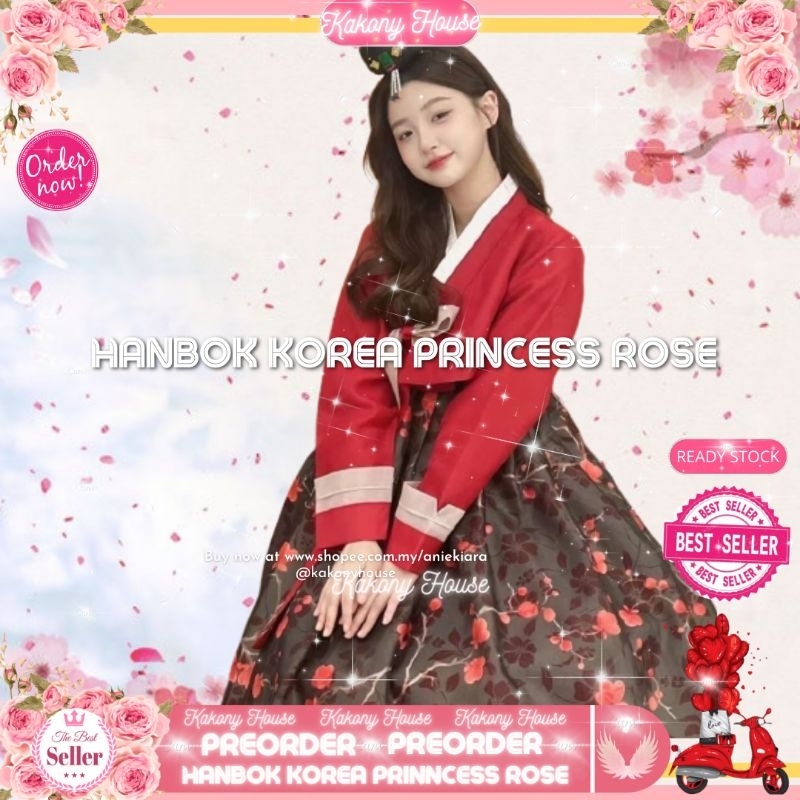 Rose hanbok outlet