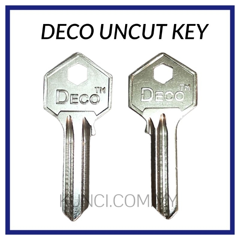 DECO UNCUT KEY KUNCI KOSONG | Shopee Malaysia