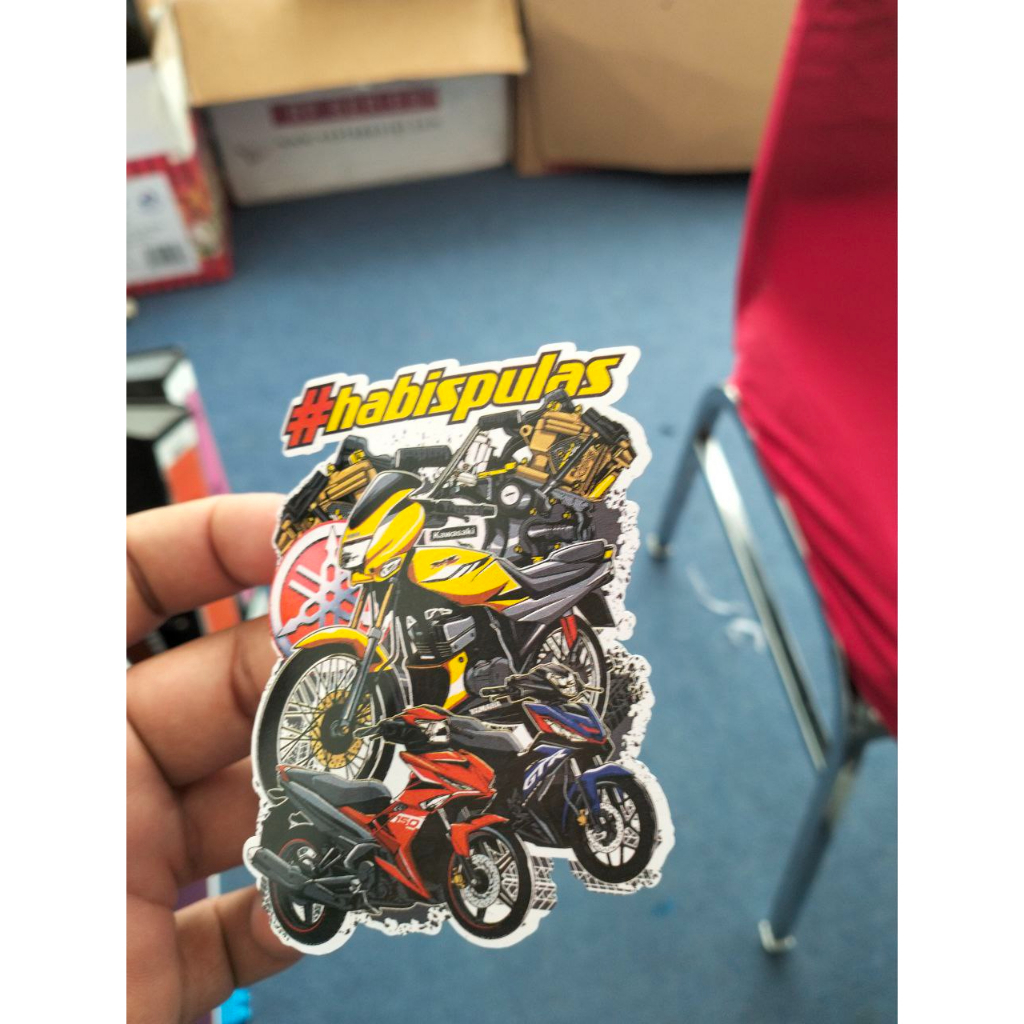PVC Sticker Waterproof A3+ Die Cut (Ready Print) | Shopee Malaysia
