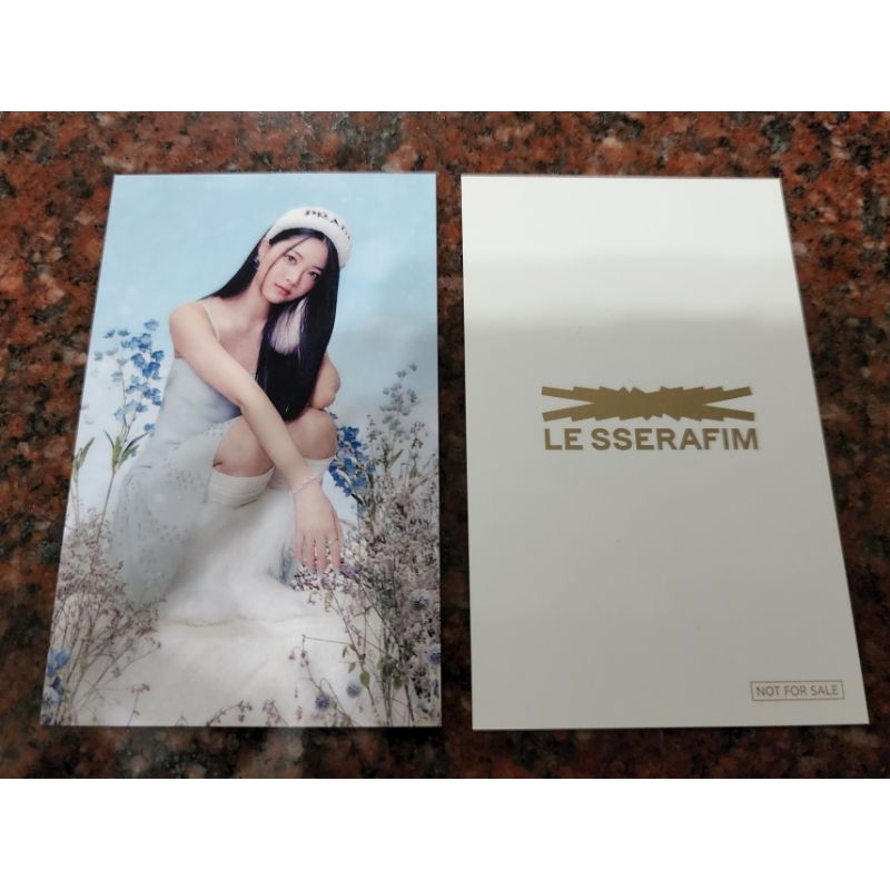 LE SSERAFIM Antifragile Fearless Unforgiven Japan POB Photocard