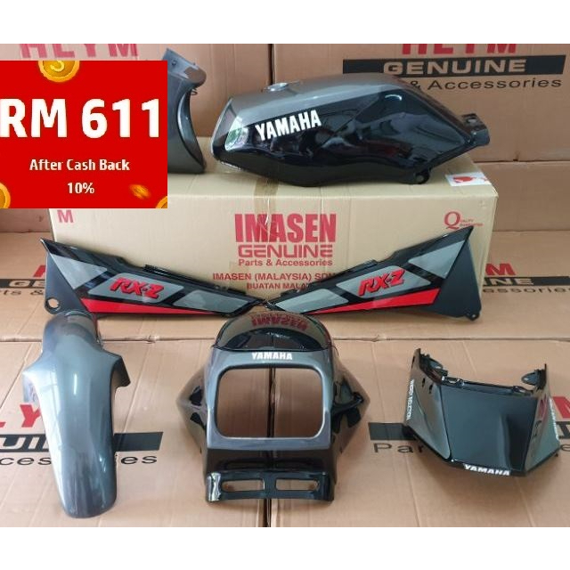 🔥Y463 YAMAHA RXZ IMASEN HITAM ENERGY/BATMAN/RXZ HLYM MUDGUARD TEBAL🔥 ...