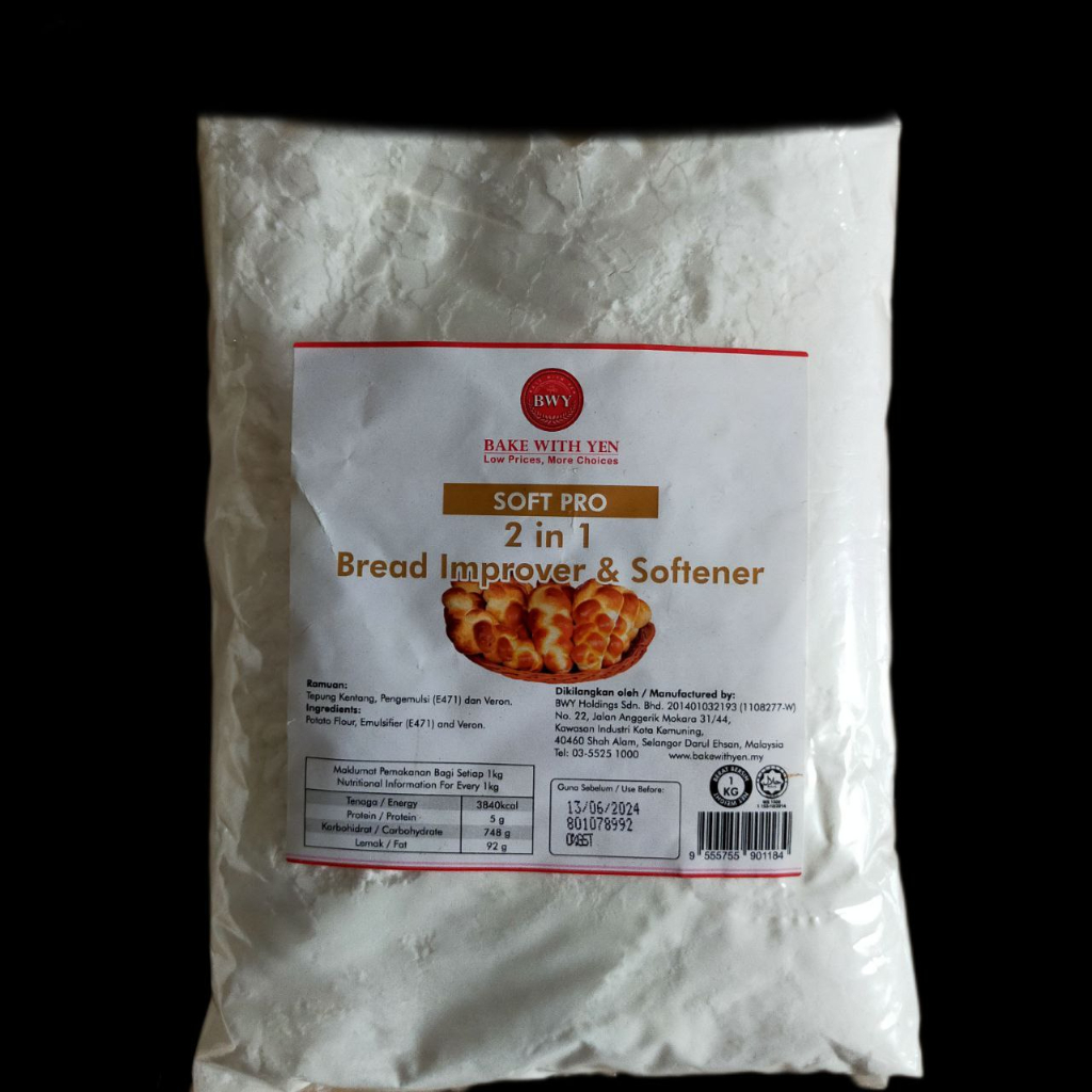BWY Soft Pro Bread Improver & Softener 2 in 1 (1kg) Shopee Malaysia