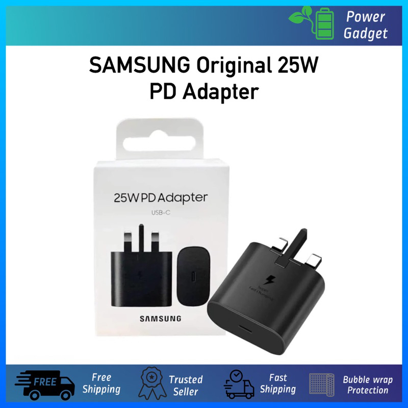 Samsung Original 25W PD Adapter (Type-C) Free Shipping | Shopee Malaysia