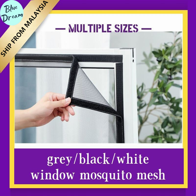 Custom Jaring Nyamuk Window Mosquito Net DIY Window Shade Mesh ...
