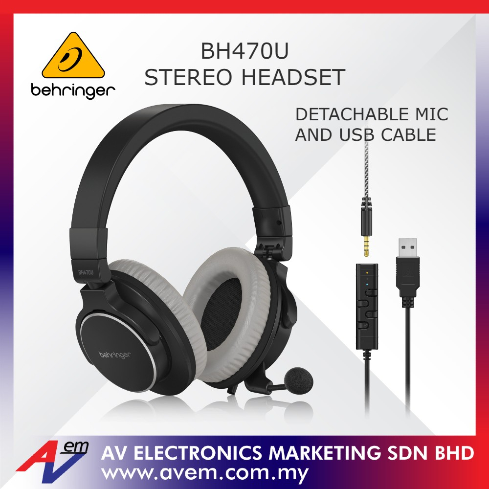 Behringer BH470U High quality stereo headphones with