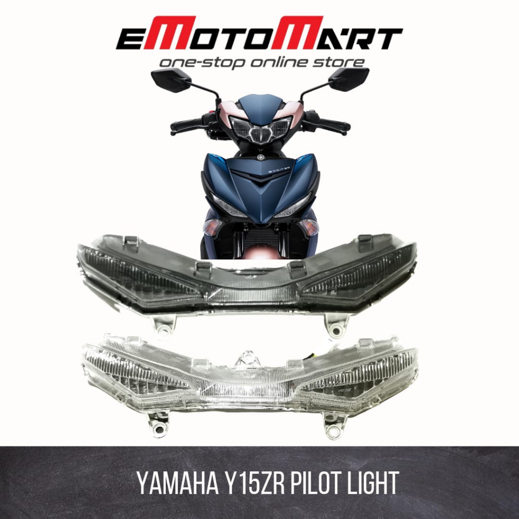 YAMAHA YSUKU Y15ZR V1 Y15ZR V2 (CLEAR / TINTED) PILOT LIGHT WITH LED ...