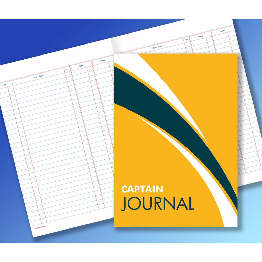 Captain Journal / Ledger / Cash Book 36pages, Buku Jernal / Lejar ...