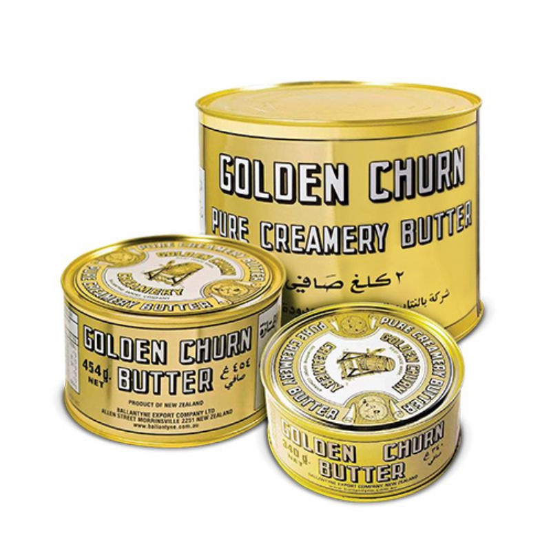 Golden Churn Butter 340g ,Halal, canned Expiry Date Jan 2024 Shopee