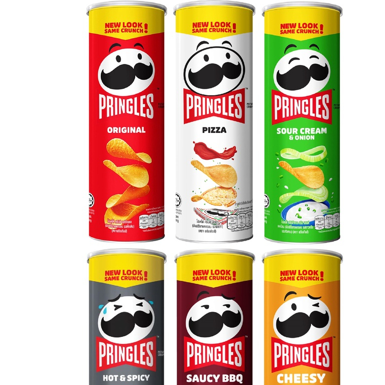 Pringles Sour Cream/Original/Hot&spicy/Garlic/Cheesy 102g | Shopee Malaysia