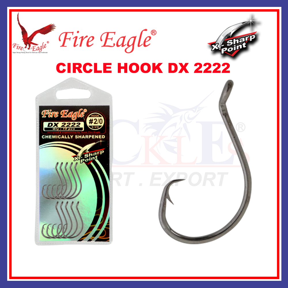 Fire Eagle Matakail Circle Hook DX 2222 Saltwater Freshwater