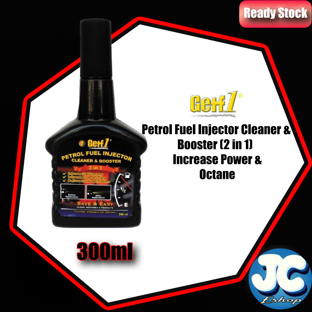 Getf1 Petrol Fuel Injector Cleaner & Booster (2 in 1) Increase Power & Octane (300ml) Shopee