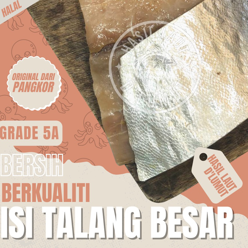 Isi Ikan Talang Masin Besar Shopee Malaysia