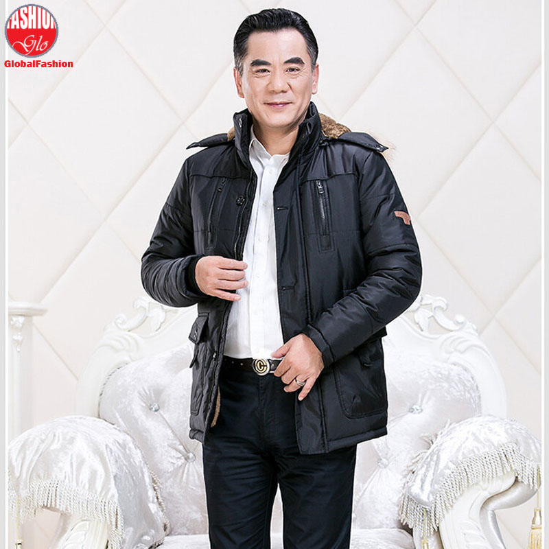 Plus Size Winter Jacket Men Baju Sejuk Jaket Lelaki Saiz Besar Plush Fur Hooded Windbreaker Shopee Malaysia