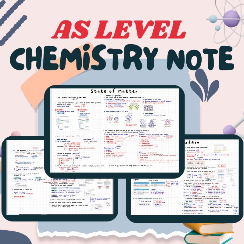 Cambridge 9701 CHEMISTRY As Level Notes | [PDF] | Handwritten Notes By ...