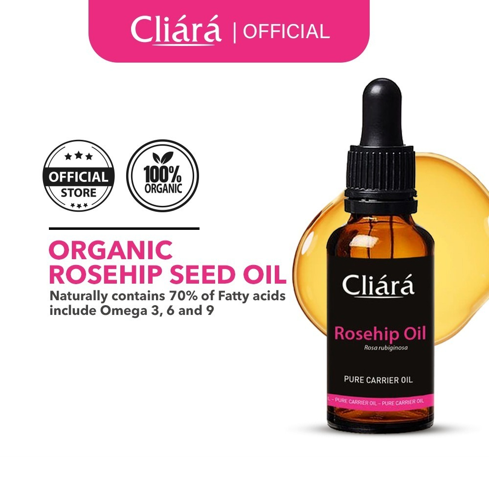 CLIARA Organic Rosehip Seed Oil 100 Natural 30ml Anti Aging Treatment