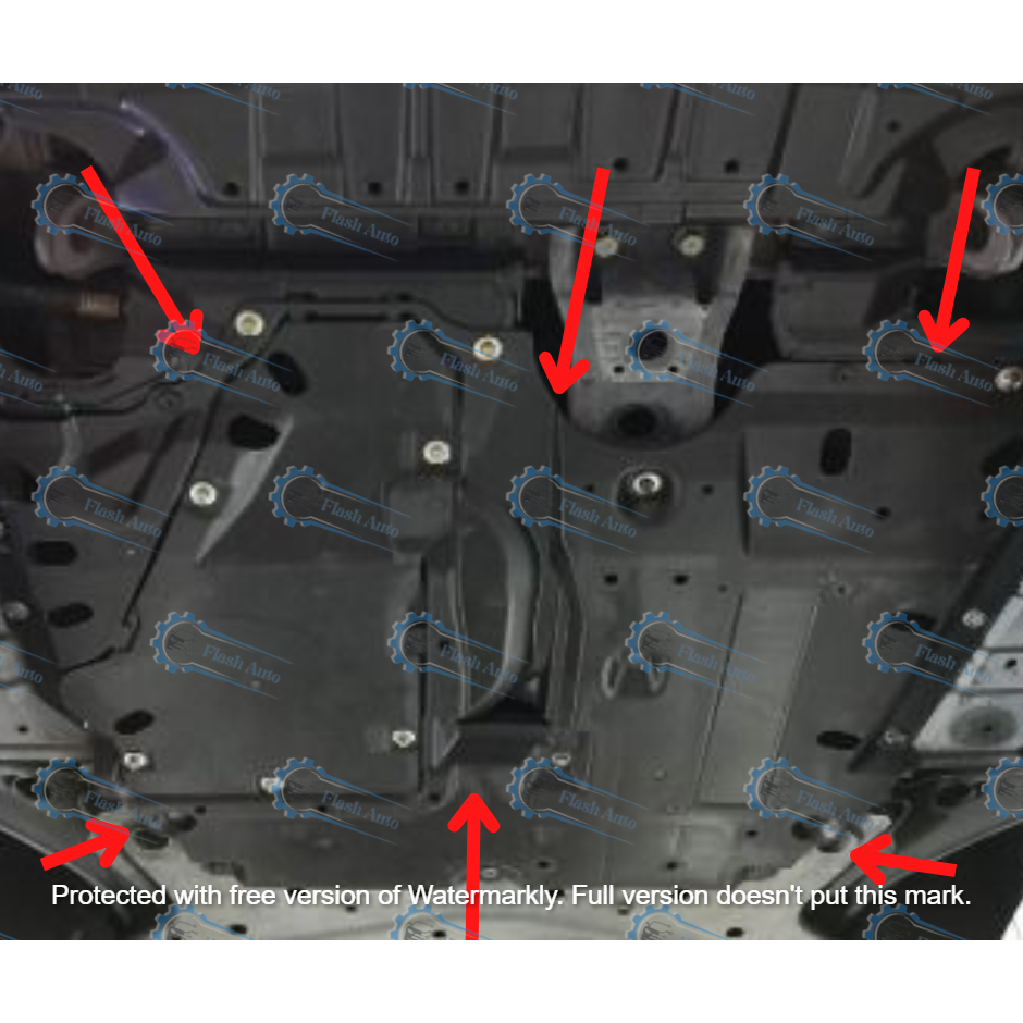 Mitsubishi ( Lancer / Evo X / Inspira /CZ4A) Ori Engine Splash Shield ...